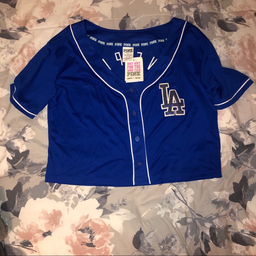 Pink by Victoria’s Secret baseball Jersey